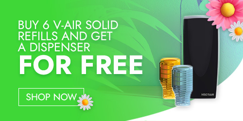 BUY 6 V-AIR SOLID  REFILLS AND GET A DISPENSER FOR FREE