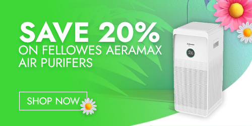 SAVE 20% ON FELLOWES AERAMAX AIR PURIFERS