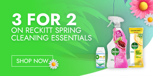 3 FOR 2 ON RECKITT SPRING CLEANING ESSENTIALS