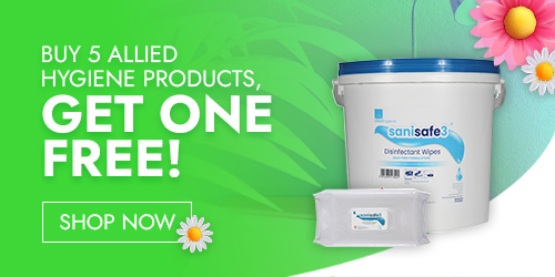 BUY 5 ALLIED HYGIENE PRODUCTS, GET ONE FREE!