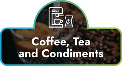 Coffee, Tea & Condiments