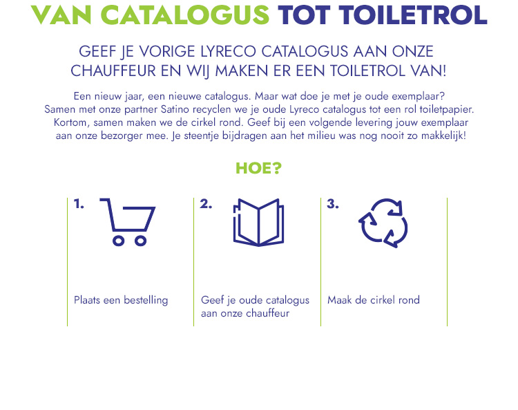 Lyreco Satino catalogus recycle toilet papier