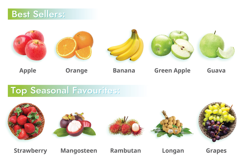 bestseller fresh fruit