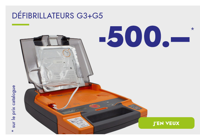Défibrillateurs G3+G5 