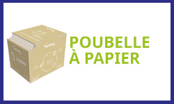 poubelles et papier