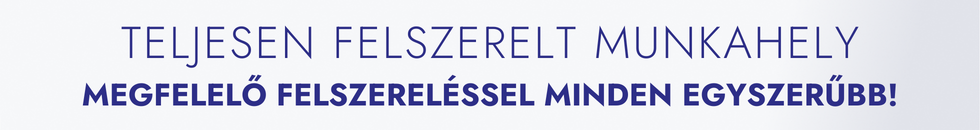 A tiszta, rendezett és felszerelt munkahely