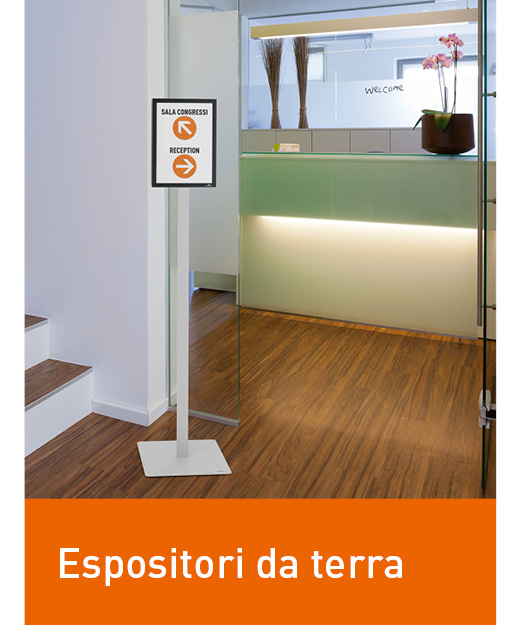 Espositore da terra