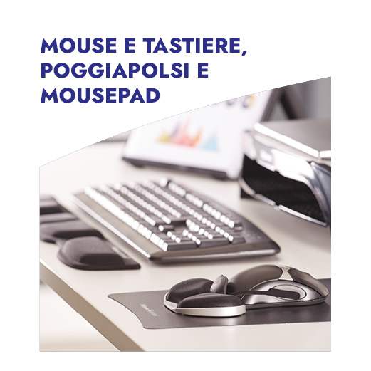 Mouse e tastiere ergonomiche | Mousepad e poggiapolsi
