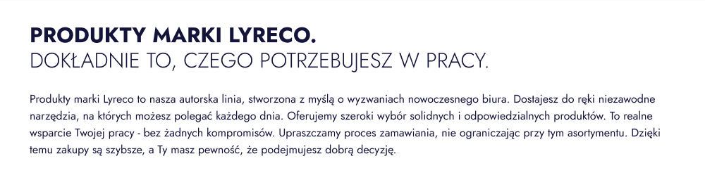 lyreco own brand
