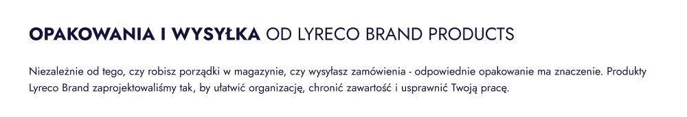 pakowanie i wysyłka