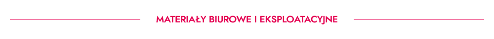 materiały biurowe