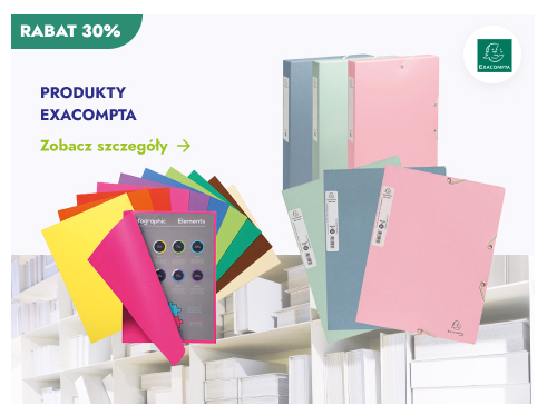 rabat 30% na produkty EXACOMPTA