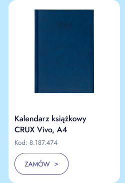 Kalendarz książkowy CRUX Vivo, A4. Kod: 8.187.474. Zamów.