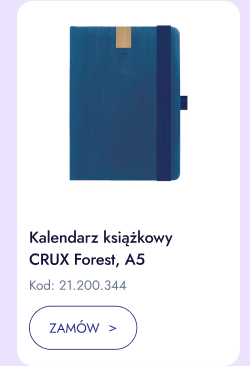 Kalendarz książkowy CRUX Forest, A5. Kod: 21.200.344. Zamów.