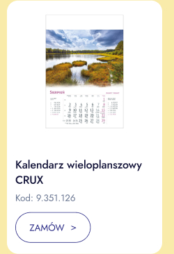 Kalendarz wieloplanszowy CRUX. Kod: 9.351.126. Zamów.