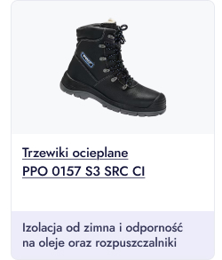 PPO 0157 S3 CI SRC  Izolacja od zimna i odporność na oleje oraz rozpuszczalniki