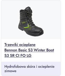BENNON BASIC WINTER HIGH  Hydrofobowa skóra i ocieplenie zimowe