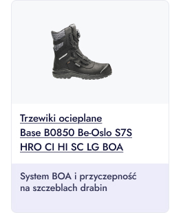 BASE BE-OSLO S7S BOA  System BOA i przyczepność na szczeblach drabiny