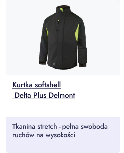 DELTA PLUS DELMONT  Tkanina stretch - pełna swoboda ruchów na wysokości