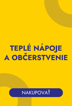 Teplé nápoje a občerstvenie