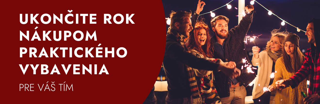 Ukončite rok nákupom praktického vybavenia pre váš tím