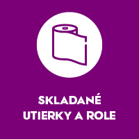 Skladané utierky a role