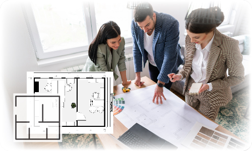 ให้คำแนะนำปรึกษาออกแบบพื้นที่สำนักงาน และประเมินค่าใช้จ่ายฟรี